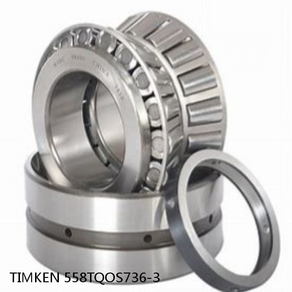 558TQOS736-3 TIMKEN Tapered Roller Bearings Double-row