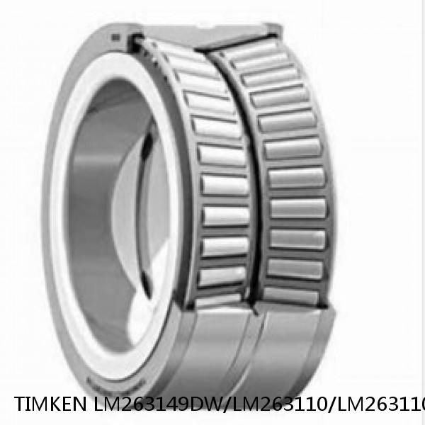 LM263149DW/LM263110/LM263110D TIMKEN Tapered Roller Bearings Double-row
